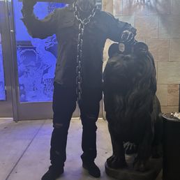 After winning the costume contest After winning the costume contest