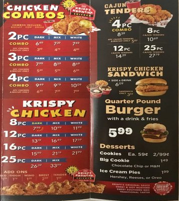 Menu photo 2 Krispy Krunchy Chicken New Britain, CT Menu photo 2 Krispy Krunchy Chicken New Britain, CT