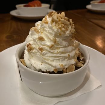 White Maple Café - Rocky Road Chocolate Pudding w/Valrhona chocolate, marshmallows & peanuts - New American Near Me - Ridgewood, New Jersey