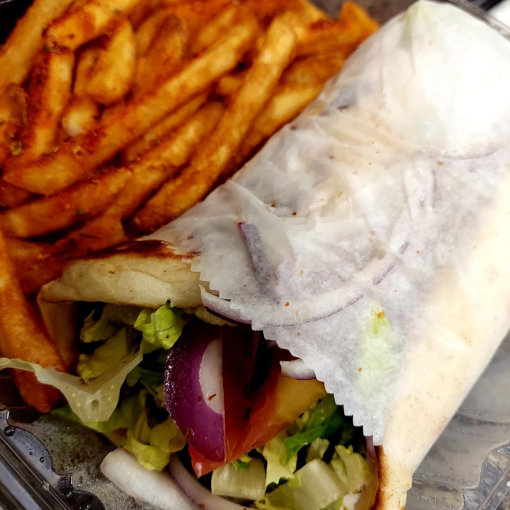 Sparta Taverna - Gyro with fries - Greek Near Me - Ridgefield Park, New Jersey