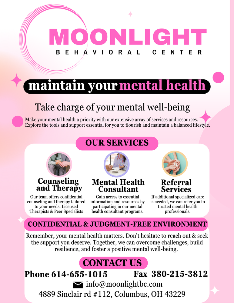 Moonlight Behavioral Center - child therapist in Columbus, OH