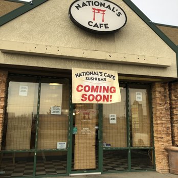 National's Cafe - Sunday, March 24, 2019: outside front of store. - Japanese Near Me - Carson City, Nevada