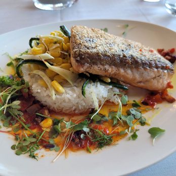 Refinery Jax Beach - Crispy skin salmon - Bars Near Me - Jacksonville Beach, Florida Refinery Jax Beach - Crispy skin salmon - Bars Near Me - Jacksonville Beach, Florida