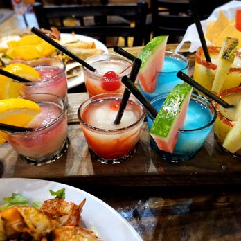 El Refu - a variety of drinks on a table - Mexican Near Me - Humble, Texas