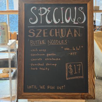 Golden Boy - Special - Szechuan Butter Noodles - Salad Near Me - Austin, Texas