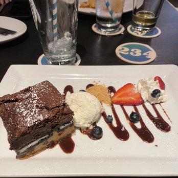 Oceans 234 - Triple Chocolate Dessert - New American Near Me - Deerfield Beach, Florida