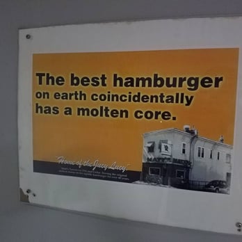 Matt's Bar - Funny sign in the basement that you'll see on the way to the restroom - Burgers Near Me - Minneapolis, Minnesota Matt's Bar - Funny sign in the basement that you'll see on the way to the restroom - Burgers Near Me - Minneapolis, Minnesota