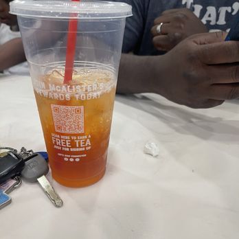 McAlister's Deli - My husband's half a cup of sweet tea - Delis Near Me - Southaven, Mississippi McAlister's Deli - My husband's half a cup of sweet tea - Delis Near Me - Southaven, Mississippi