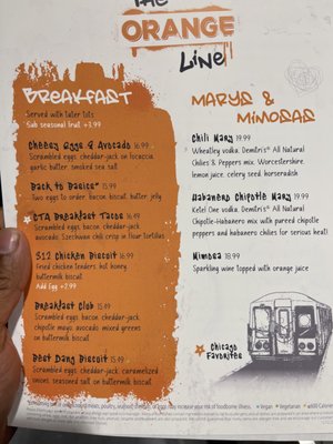 Menu photo 3 The Orange Line Chicago, IL