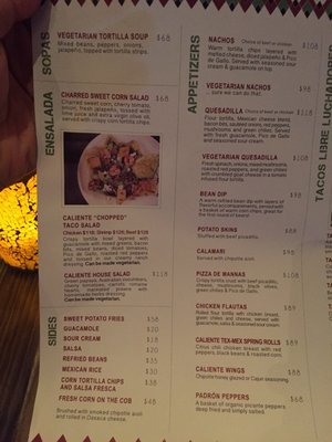 Menu photo 2 Caliente Hong Kong, HK