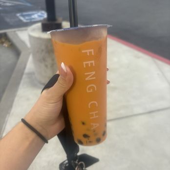Feng Cha Tea House - My fav Thai Milk Tea - Bubble Tea Near Me - Dublin, California