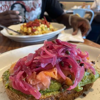 La Boulangerie Boul'Mich - Salmon Avocado Toast - Bakeries Near Me - Miami, Florida La Boulangerie Boul'Mich - Salmon Avocado Toast - Bakeries Near Me - Miami, Florida