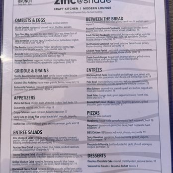 zinc@shade - Brunch Sept 2021 - New American Near Me - Manhattan Beach, California