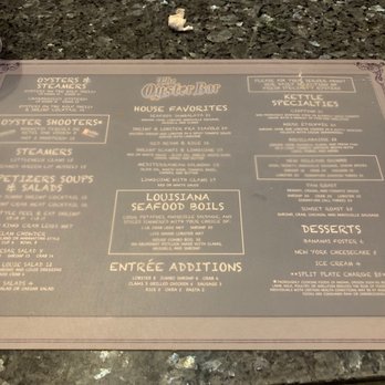 Oyster Bar - Menu - Seafood Near Me - Henderson, Nevada Oyster Bar - Menu - Seafood Near Me - Henderson, Nevada