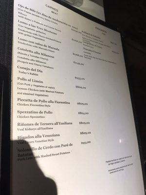 Menu photo 3 Sottovoce Buenos Aires, C Menu photo 3 Sottovoce Buenos Aires, C