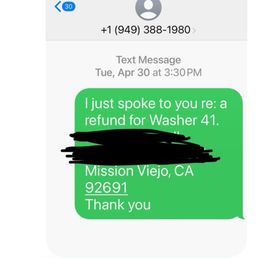 Request for a refund. Phone number is no longer a working number. Request for a refund. Phone number is no longer a working number.