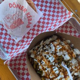 döner kebab and döner fries döner kebab and döner fries