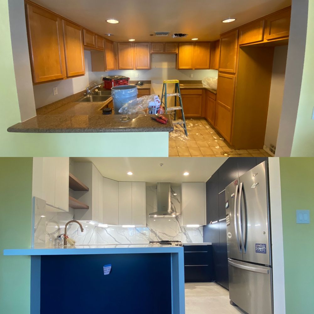 Big Boy Builders - Before and after kitchen remodel - General Contractors Near Me - Los Angeles, California Big Boy Builders - Before and after kitchen remodel - General Contractors Near Me - Los Angeles, California