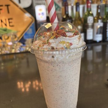 Brgr Stop - Fruity Pebbles milkshake very good - Burgers Near Me - Coconut Creek, Florida Brgr Stop - Fruity Pebbles milkshake very good - Burgers Near Me - Coconut Creek, Florida