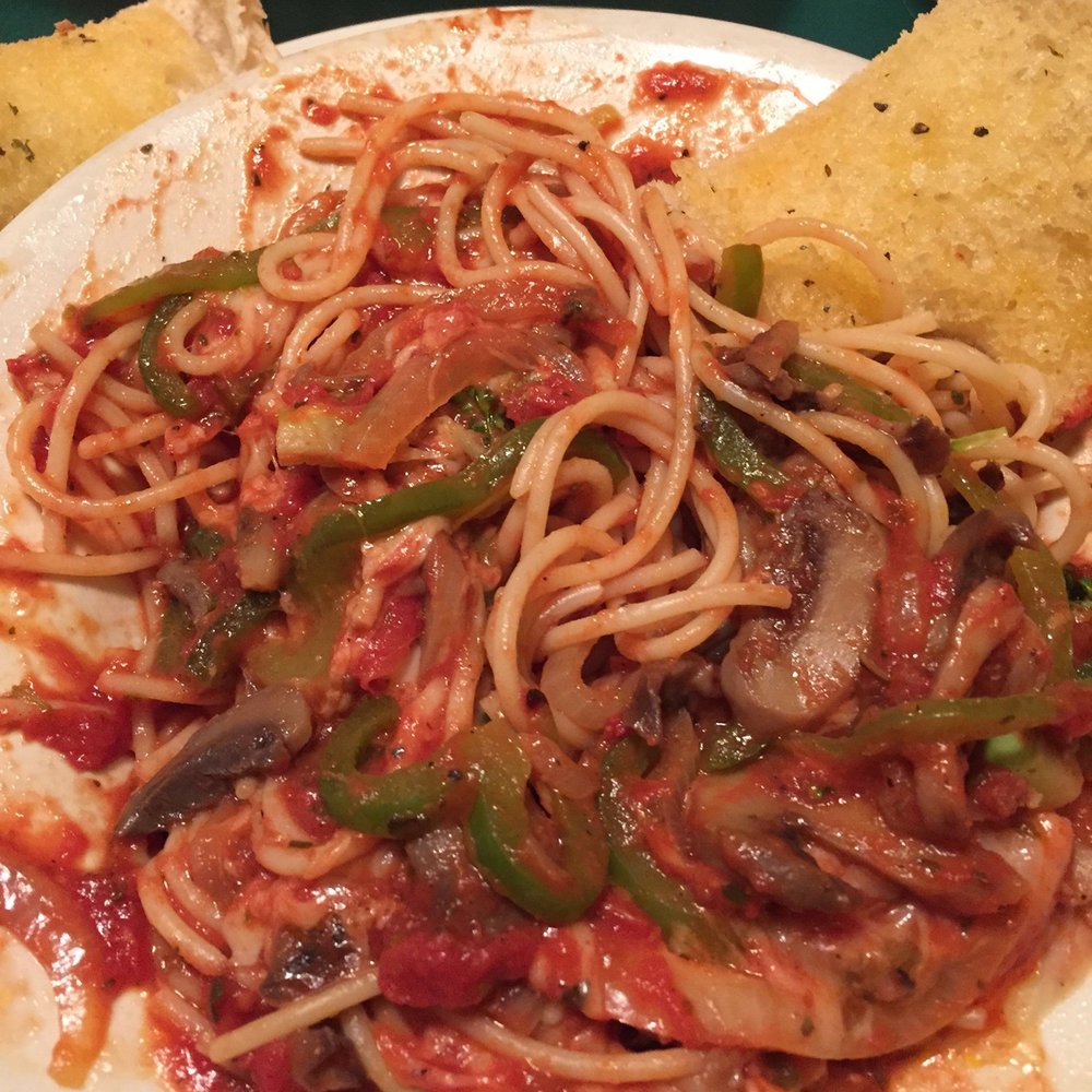 Kings Pizza & Italian Restaurant - Baked spaghetti under the cheese. So yummy and so many veggies. - Pizza Near Me - King George, Virginia Kings Pizza & Italian Restaurant - Baked spaghetti under the cheese. So yummy and so many veggies. - Pizza Near Me - King George, Virginia