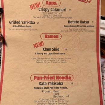 Ganko Ittetsu Ramen - Specials menu - Ramen Near Me - Braintree, Massachusetts