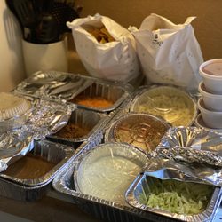 Amigos Restaurant & Cantina - Taco bar is awesome! I hope they keep this!
