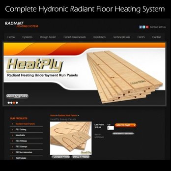 Hydronic Heating System Heatply Radiant Heating Underlayment