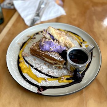 Toast Kitchen & Bakery - Ube French Toast - Breakfast & Brunch Near Me - Tustin, California Toast Kitchen & Bakery - Ube French Toast - Breakfast & Brunch Near Me - Tustin, California