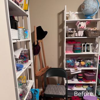 OrgaNice Professional Organizing Services - Craft room before. - Home Organization Near Me OrgaNice Professional Organizing Services - Craft room before. - Home Organization Near Me