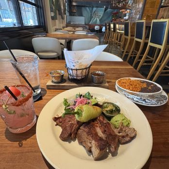 Sol Agave - Our "famous' carnitas w/ watermelon basil margarita - New Mexican Cuisine Near Me - Santa Monica, California Sol Agave - Our "famous' carnitas w/ watermelon basil margarita - New Mexican Cuisine Near Me - Santa Monica, California