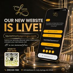 We are excited to introduce the new LAVISH NAILS SPA website--created to make connecting