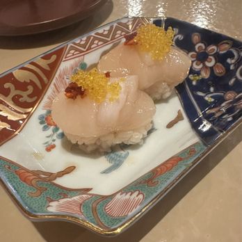 Kane sushi - Scallop nigiri - Japanese Near Me - Cedar Park, Texas Kane sushi - Scallop nigiri - Japanese Near Me - Cedar Park, Texas
