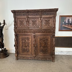 Supreme Court - Donated wooden chest.