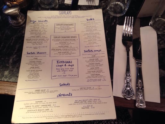 Menu photo 2 Suvlaki London, XGL