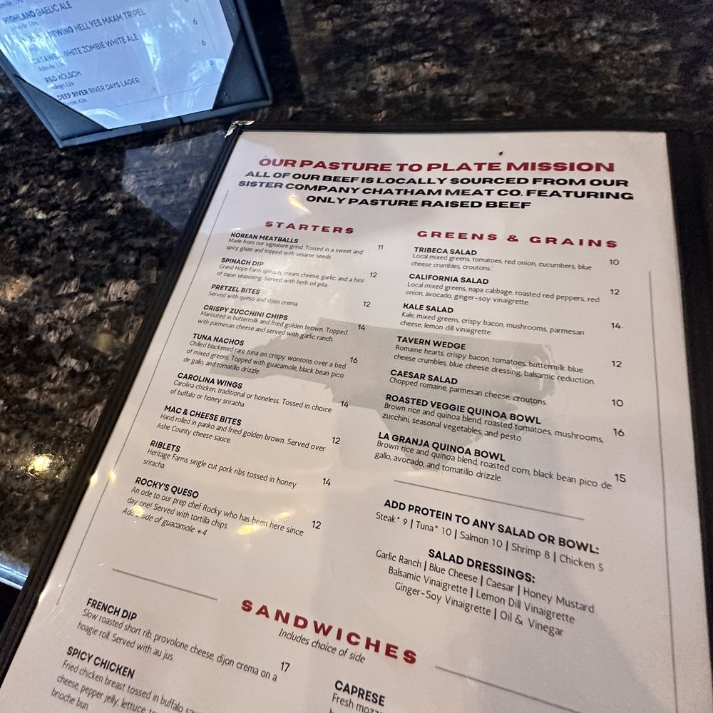 Tribeca Tavern - Menu - American Near Me - Cary, North Carolina Tribeca Tavern - Menu - American Near Me - Cary, North Carolina