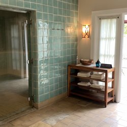Women's eucalyptus steam room