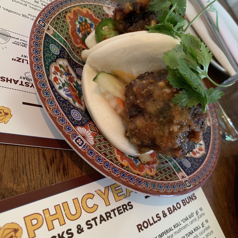 Phuc Yea - Crispy broccoli boa, Sweet and sour sauce, pickles, jalapeños,tofu crema - Vietnamese Near Me - Miami, Florida