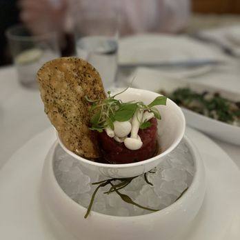 Ostra - Yellowfin Tuna Tartare - Seafood Near Me - Boston, Massachusetts Ostra - Yellowfin Tuna Tartare - Seafood Near Me - Boston, Massachusetts