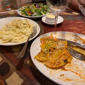 Carrabba's Italian Grill - a plate of pasta and a glass of wine - Italian Near Me - Gilbert, Arizona