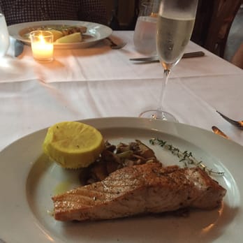 Il Mulino Prime - Soho - Wild salmon and mushrooms - cooked perfectly medium - Steakhouses Near Me - New York, New York Il Mulino Prime - Soho - Wild salmon and mushrooms - cooked perfectly medium - Steakhouses Near Me - New York, New York
