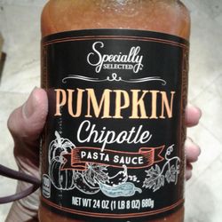 ALDI - Pumpkin: Check. Chipotle: Check. Pasta sauce: Check. What can POSSIBLY go wrong?