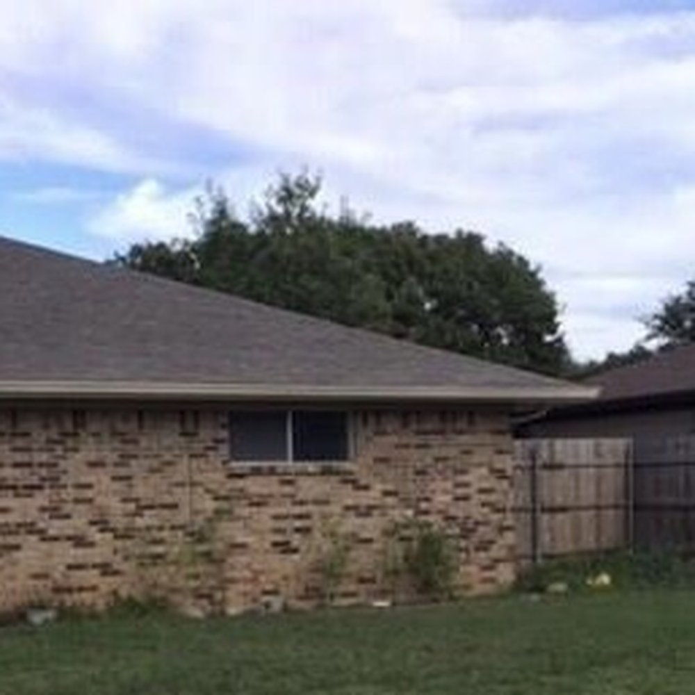 Lone Star Remodeling - The 'before' photo. We had the window replaced with a French door, our patio extended, and all the exterior painted. - General Contractors Near Me - Rowlett, Texas Lone Star Remodeling - The 'before' photo. We had the window replaced with a French door, our patio extended, and all the exterior painted. - General Contractors Near Me - Rowlett, Texas