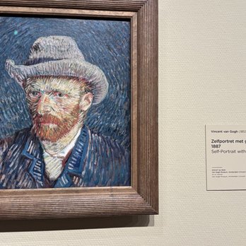 Van Gogh Museum - Self portrait with great hat - Museums Near Me - Amsterdam, New Hampshire
