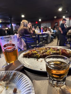 Photo of P J's Sports Bar - Moreno Valley, CA, US. Island blue pizza