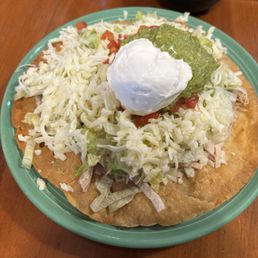 Chicken Flour Tostada