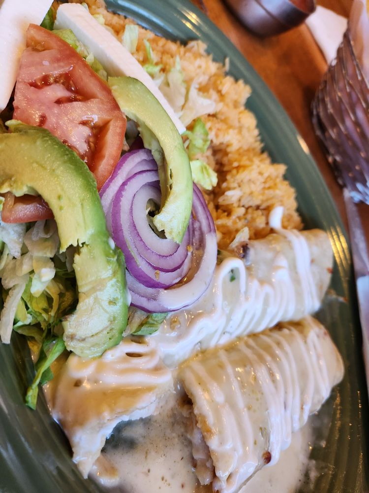 Food from Montezuma's Mexican Restaurant