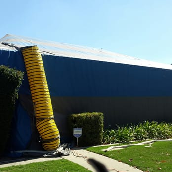 Fortress Termite Company - House completely sealed to allow the gas to infiltrate all nooks and crannies where termites are dwelling. - Home Inspectors Near Me - Arcadia, California Fortress Termite Company - House completely sealed to allow the gas to infiltrate all nooks and crannies where termites are dwelling. - Home Inspectors Near Me - Arcadia, California