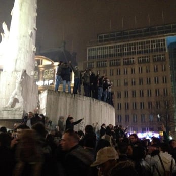Dam Square - NYE 2012 - Landmarks & Historical Buildings Near Me - Amsterdam, New Hampshire