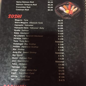 Mika Sushi - Menu - Sushi Bars Near Me - Camarillo, California