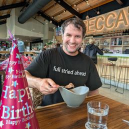full stried ahead guy enjoying his birthday dessert! :) #OctoberOne #OctoberBirthdays full stried ahead guy enjoying his birthday dessert! :) #OctoberOne #OctoberBirthdays